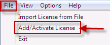 Activate License