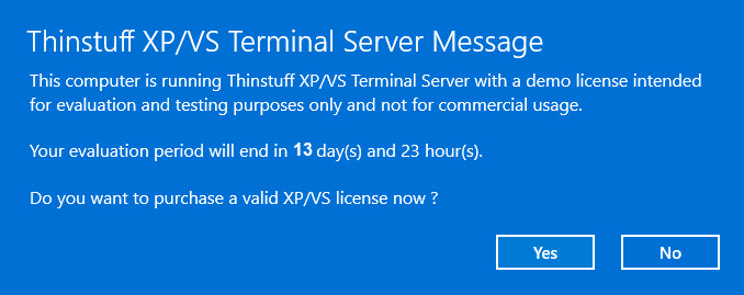 Demo message